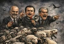 Kopeja, tre prijësit dhe gremina që duartroket