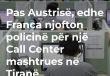 Pas Austrisë edhe Franca njofton policinë për një Call Center mashtrues në Tiranë