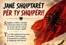 Janë shqiptarët për ty Shqipëri!