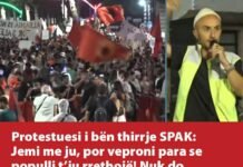 Protestuesit/ Do të rrethojmë (SPAK)