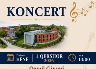 Qamil Gjyrezi prezanton: “Psikologjia e këngës popullore qytetare shkodrane dhe gjakovare’, në shkollën Prenk Jakova Gjakovë