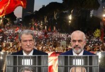 100 000 qytetarë mbushin rrugët e Tiranës, kërkojnë arrestimin e Edi Ramës dhe Sali Berishës…