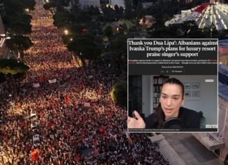 “Faleminderit Dua Lipa” – The Independent: Protestuesit kundër qeverisë vlerësojnë deklaratat e yllit global! Mbështetja e saj i jep një shtysë kauzës së tyre