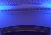 WBYO, guida e të rinjve për orkestrën simfonike, prezantues Desar Sulejmani, dirigjent Vuk Wolkov Popoviç në Teatrin ‘Migjeni’.