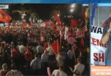 “Përqafon Soros, i puth duart Vuçiçit! Tirana dhe Kruja digjen, ti në plazh!”/ Protestuesi mesazh Ramës: Kjo rini në shesh ka për ta sjellë ty fundin!