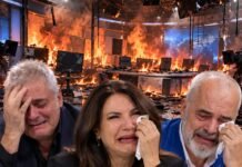 Lajm i zi për Edi Ramën: Televizioni i tij përfshihet nga flakët